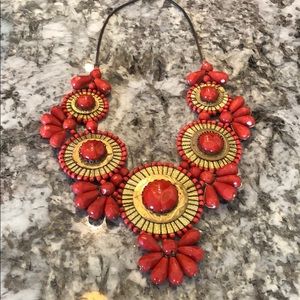 Red Statement Necklace